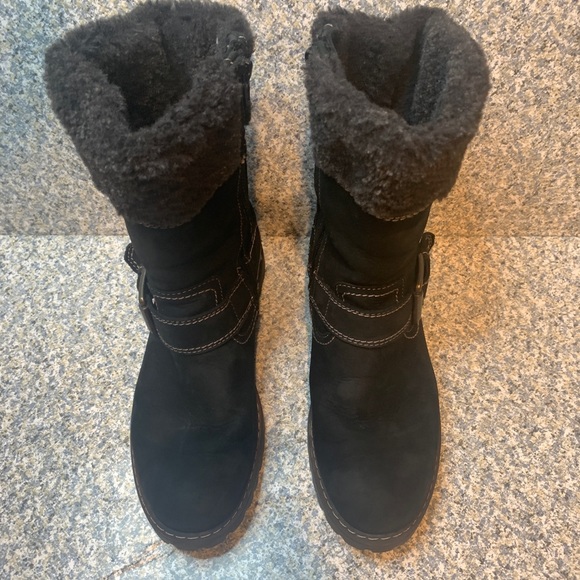 Josef Seibel Marta 51 Leather Waterproof Fur Lined Boots Size 8 1/2 - Picture 10 of 11